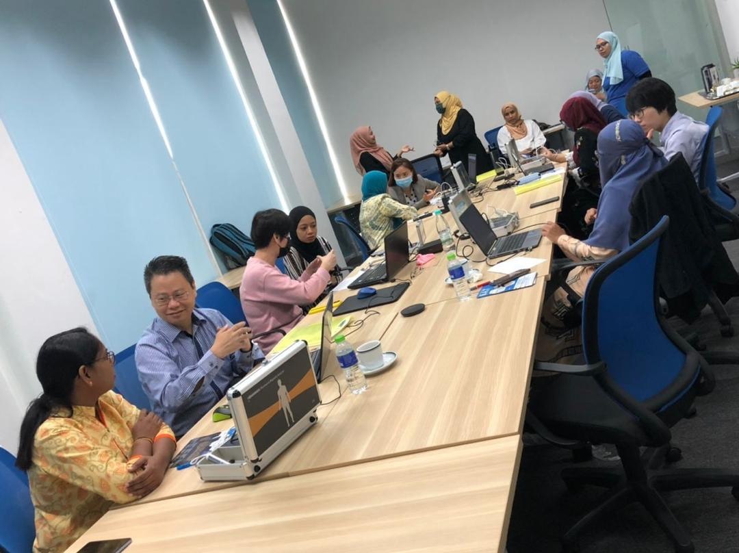 BAT group session inside a corporate office