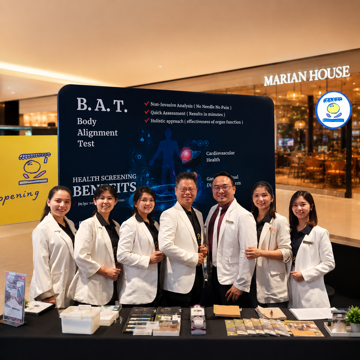BAT wellness team at an expo